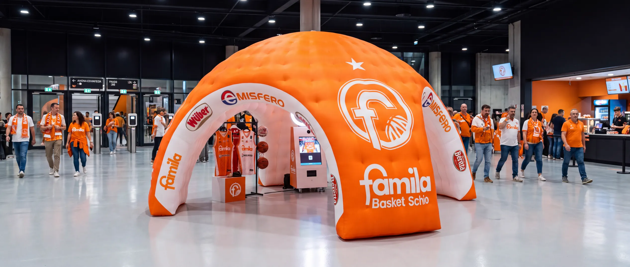 Stand pubblicitario — vista 3